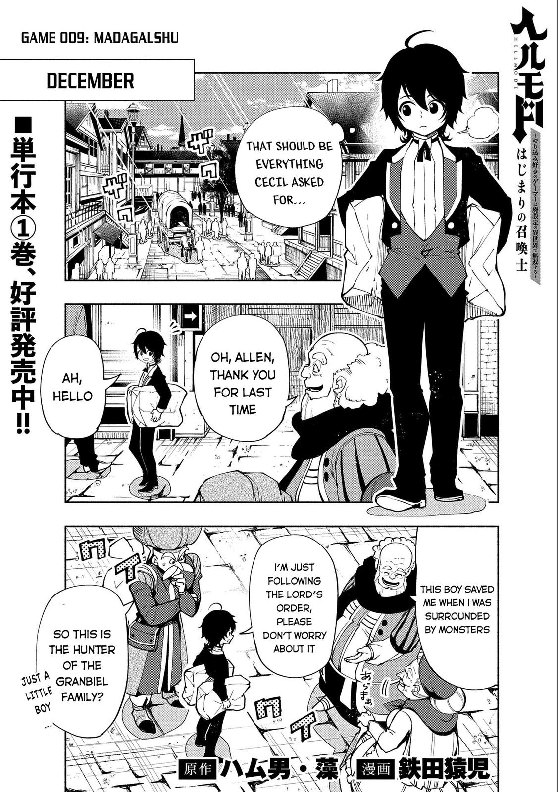 Hell Mode: Yarikomi Suki no Gamer wa Hai-settei no Isekai de Musou suru - Hajimari no Shoukanshi Chap 9 - Next Chap 10