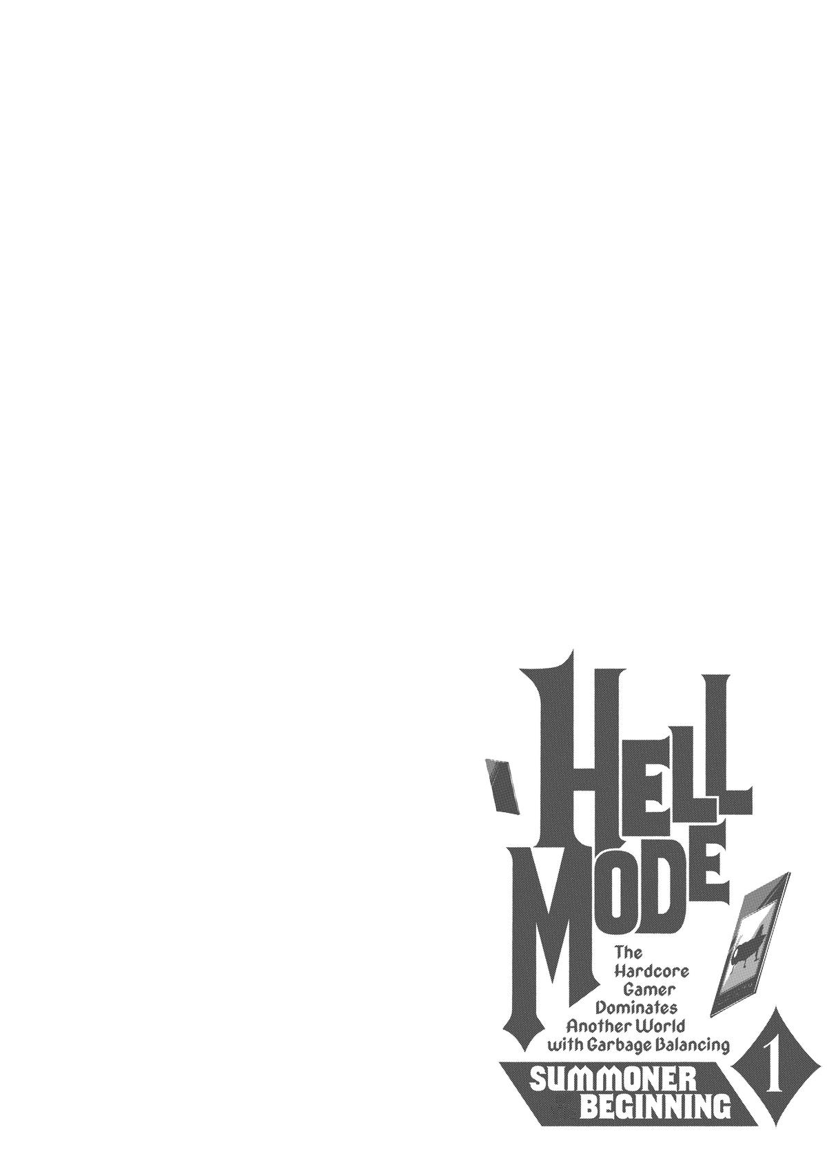 Hell Mode: Yarikomi Suki no Gamer wa Hai-settei no Isekai de Musou suru - Hajimari no Shoukanshi Chap 1 - Next Chap 2