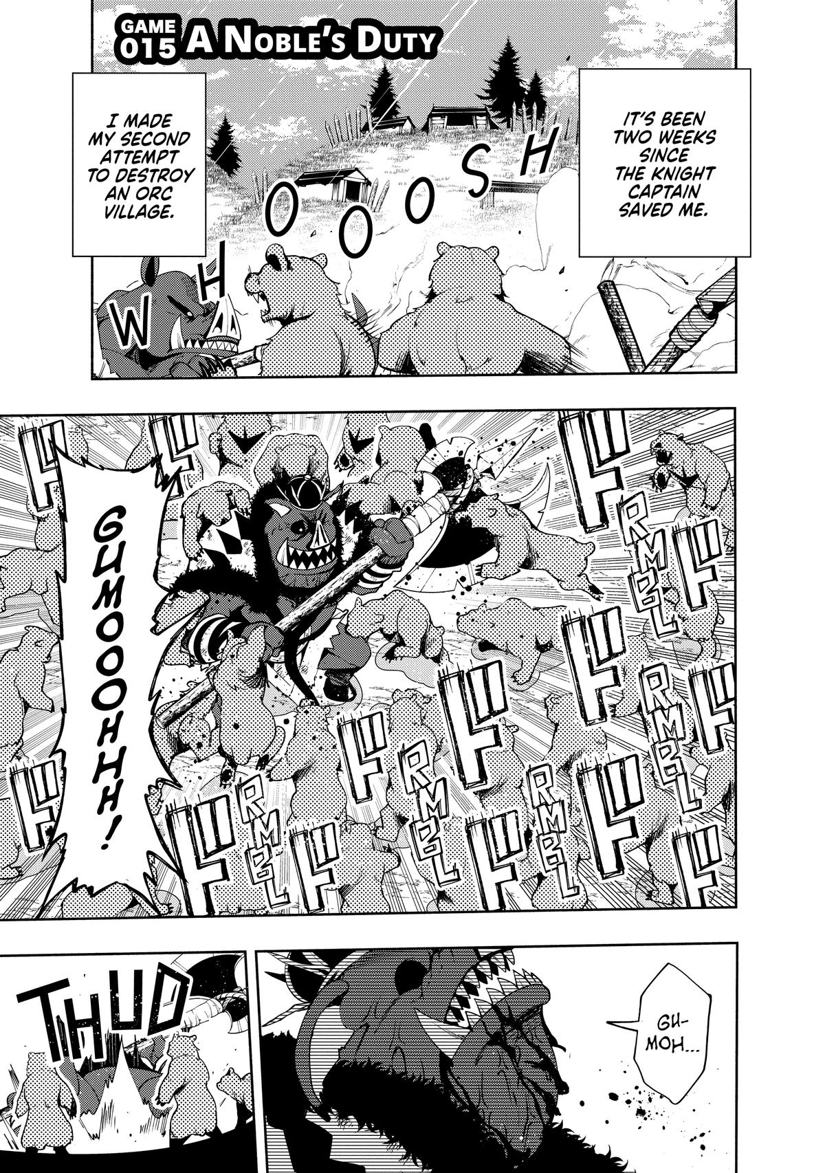 Hell Mode: Yarikomi Suki no Gamer wa Hai-settei no Isekai de Musou suru - Hajimari no Shoukanshi Chap 15 - Next Chap 16