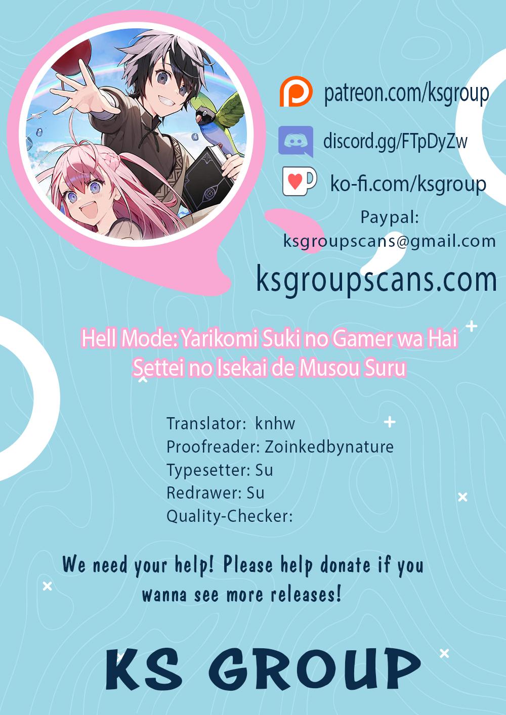 Hell Mode: Yarikomi Suki no Gamer wa Hai-settei no Isekai de Musou suru - Hajimari no Shoukanshi Chap 18 - Next Chap 19