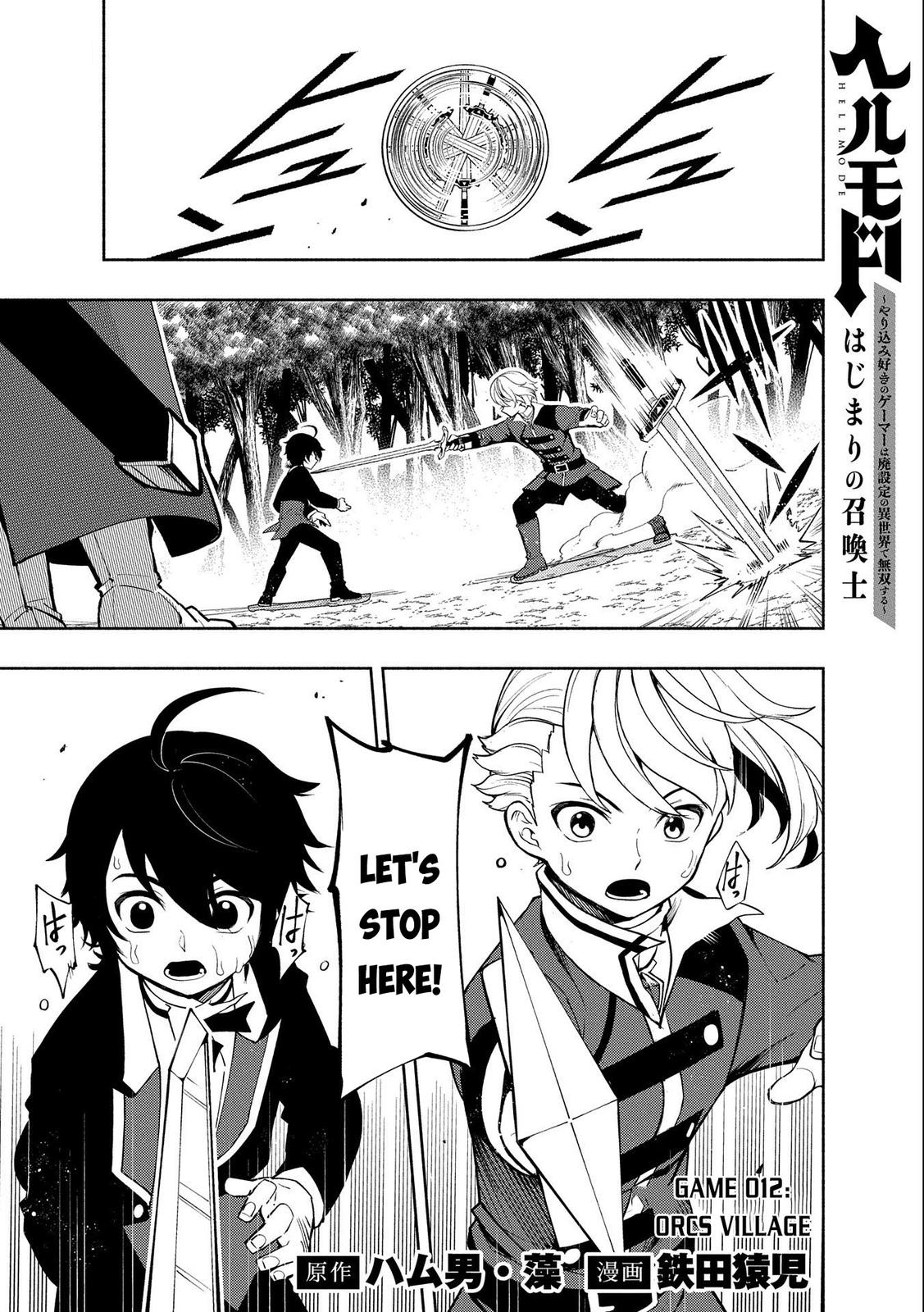 Hell Mode: Yarikomi Suki no Gamer wa Hai-settei no Isekai de Musou suru - Hajimari no Shoukanshi Chap 12 - Next Chap 13