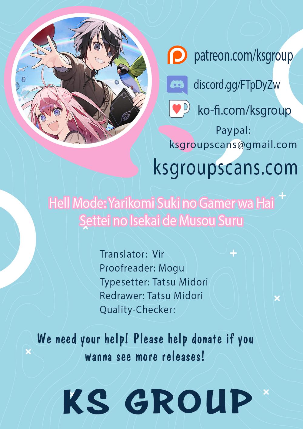 Hell Mode: Yarikomi Suki no Gamer wa Hai-settei no Isekai de Musou suru - Hajimari no Shoukanshi Chap 27 - Next Chap 28