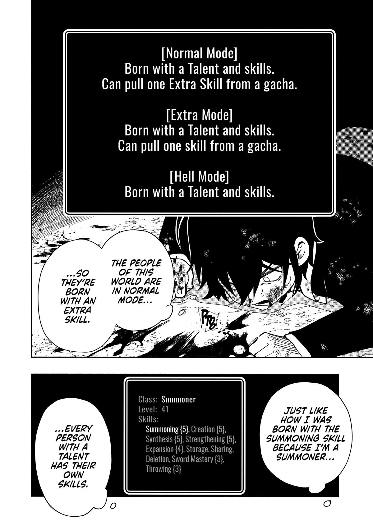 Hell Mode: Yarikomi Suki no Gamer wa Hai-settei no Isekai de Musou suru - Hajimari no Shoukanshi Chap 22 - Next Chap 23