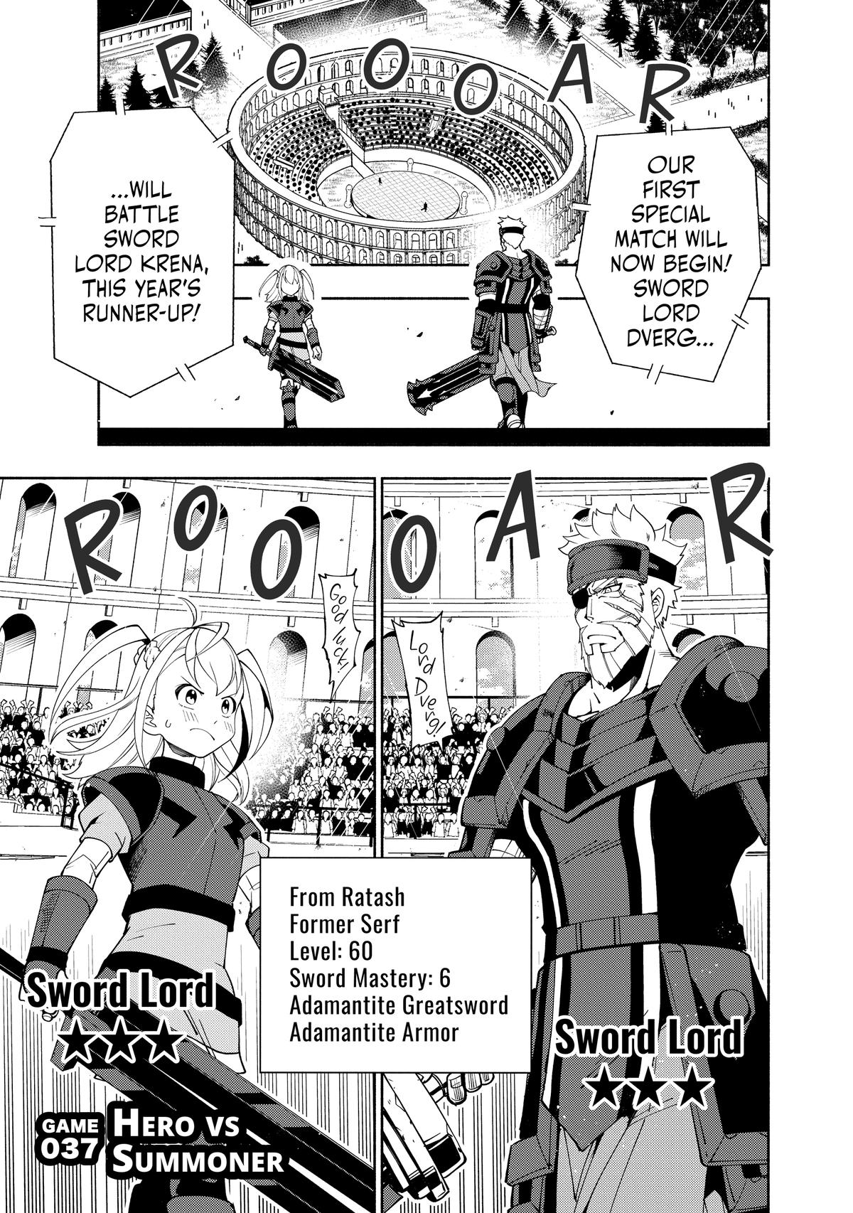 Hell Mode: Yarikomi Suki no Gamer wa Hai-settei no Isekai de Musou suru - Hajimari no Shoukanshi Chap 37 - Next Chap 38