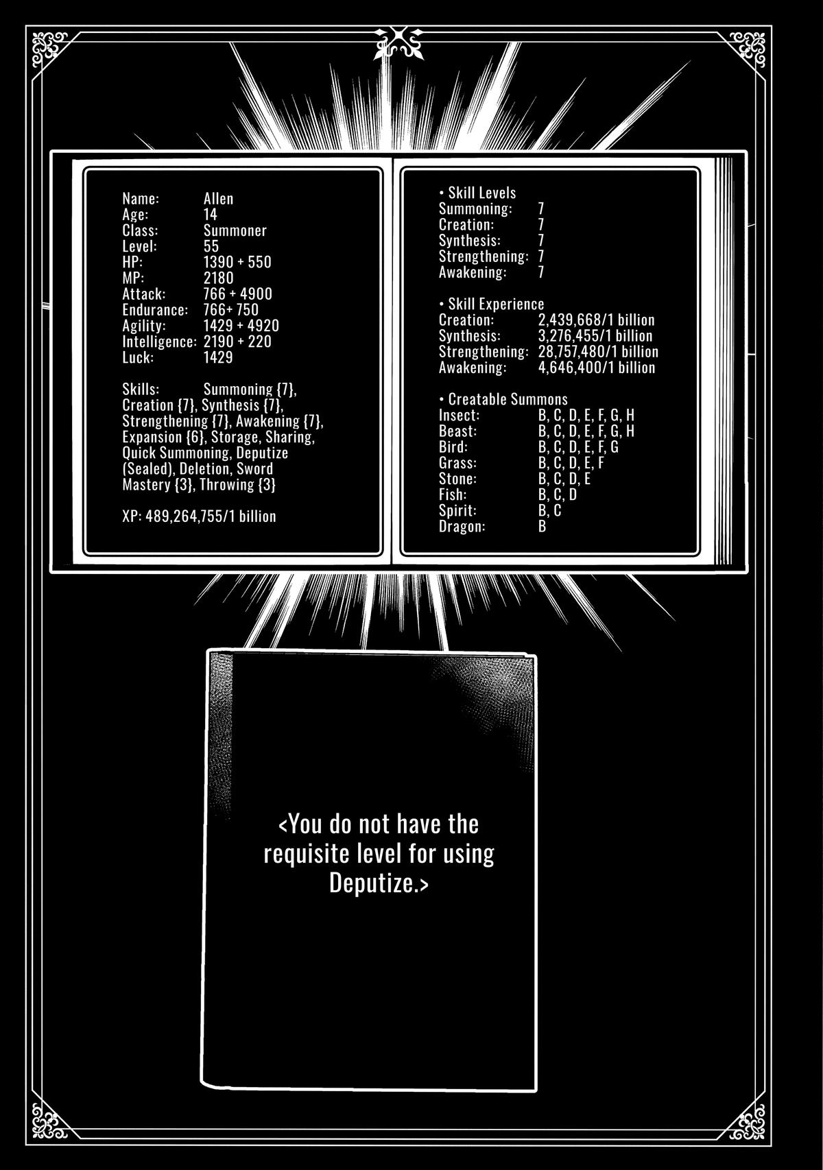 Hell Mode: Yarikomi Suki no Gamer wa Hai-settei no Isekai de Musou suru - Hajimari no Shoukanshi Chap 38 - Next Chap 39