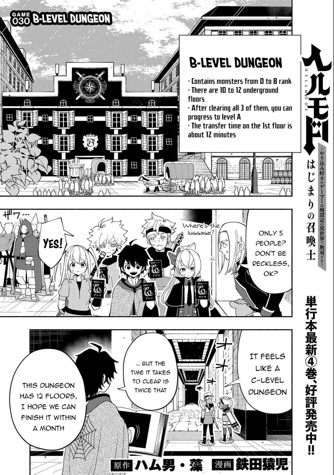Hell Mode: Yarikomi Suki no Gamer wa Hai-settei no Isekai de Musou suru - Hajimari no Shoukanshi Chap 30 - Next Chap 31