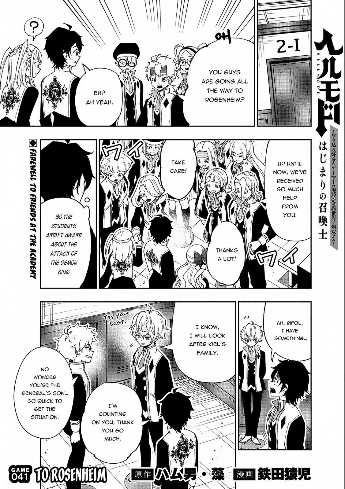 Hell Mode: Yarikomi Suki no Gamer wa Hai-settei no Isekai de Musou suru - Hajimari no Shoukanshi Chap 41 - Next Chap 42