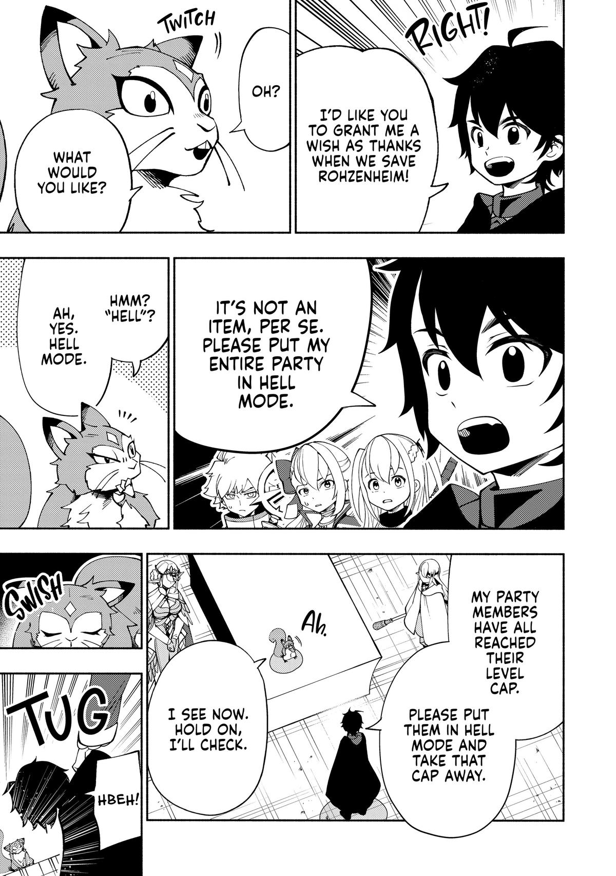 Hell Mode: Yarikomi Suki no Gamer wa Hai-settei no Isekai de Musou suru - Hajimari no Shoukanshi Chap 42 - Next Chap 43