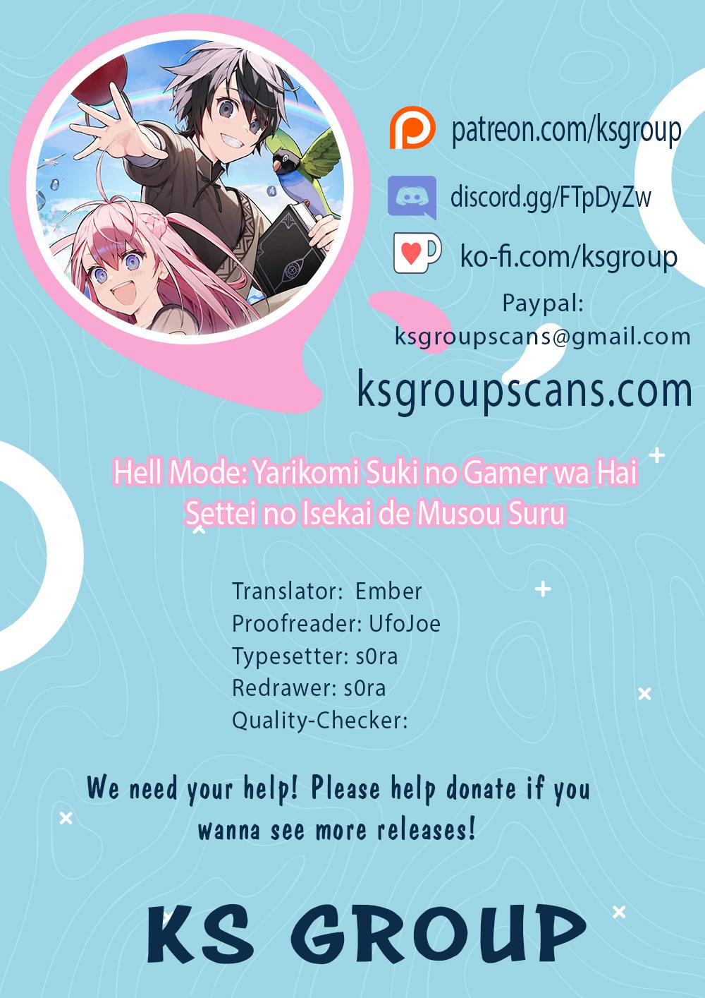 Hell Mode: Yarikomi Suki no Gamer wa Hai-settei no Isekai de Musou suru - Hajimari no Shoukanshi Chap 42 - Next Chap 43