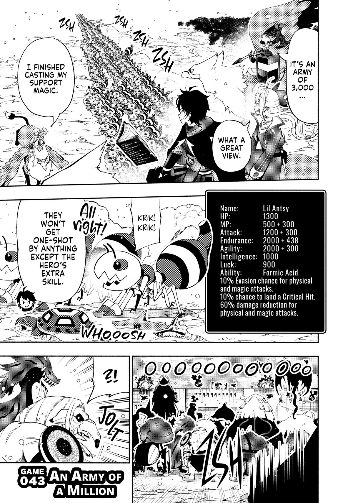 Hell Mode: Yarikomi Suki no Gamer wa Hai-settei no Isekai de Musou suru - Hajimari no Shoukanshi Chap 43 - Next Chap 44