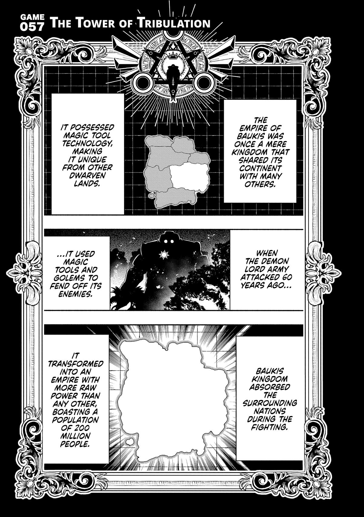 Hell Mode: Yarikomi Suki no Gamer wa Hai-settei no Isekai de Musou suru - Hajimari no Shoukanshi Chap 57 - Next Chap 58
