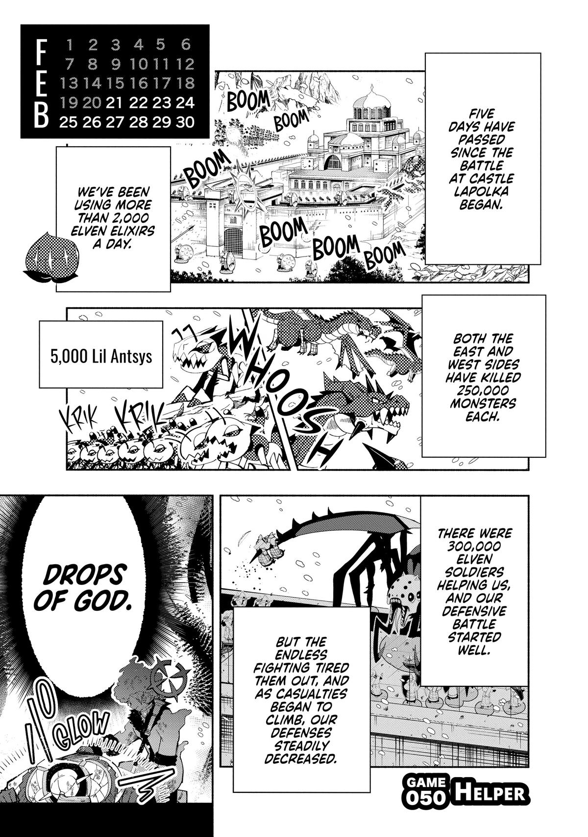 Hell Mode: Yarikomi Suki no Gamer wa Hai-settei no Isekai de Musou suru - Hajimari no Shoukanshi Chap 50 - Next Chap 51