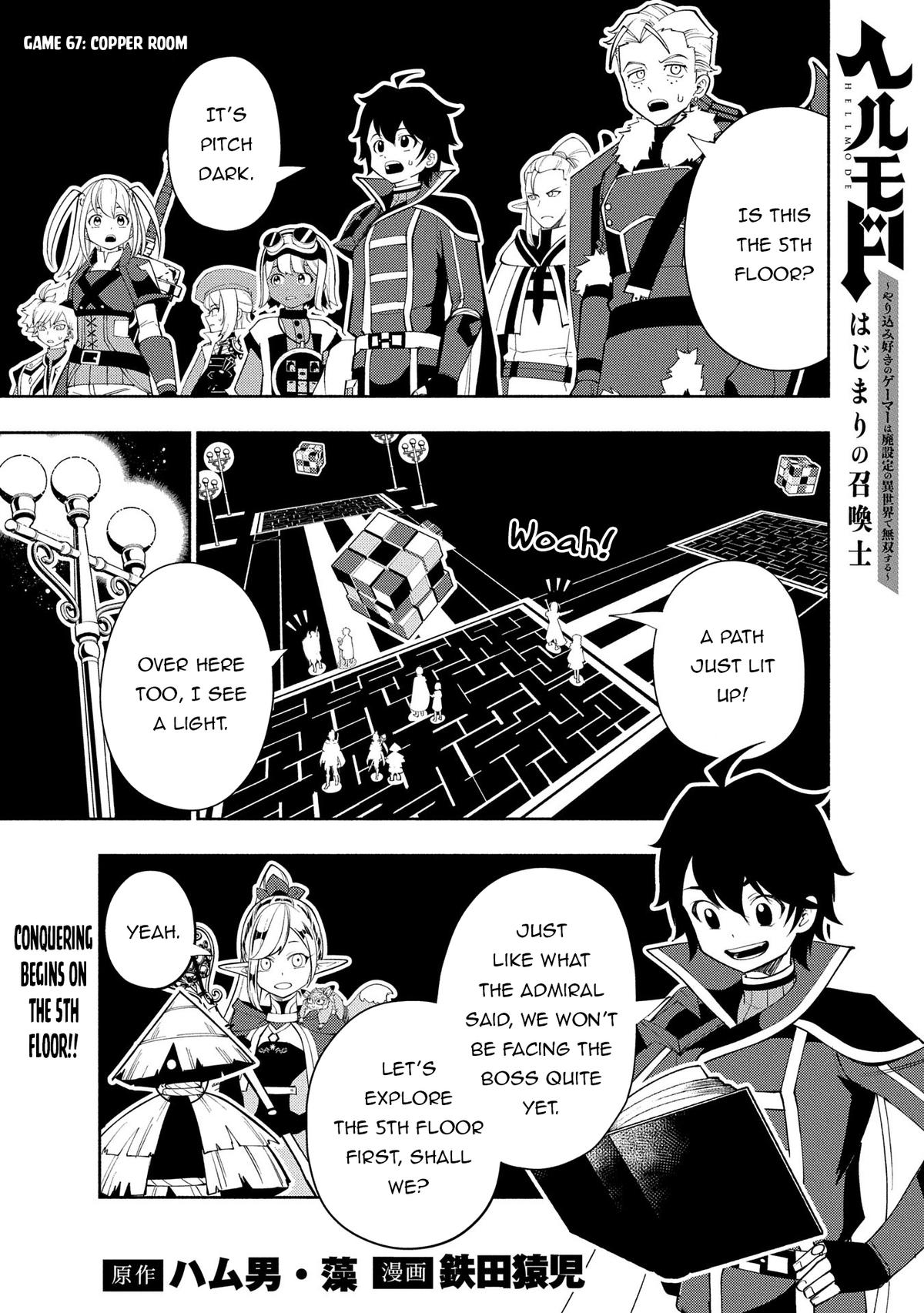 Hell Mode: Yarikomi Suki no Gamer wa Hai-settei no Isekai de Musou suru - Hajimari no Shoukanshi Chap 67 - Next Chap 68