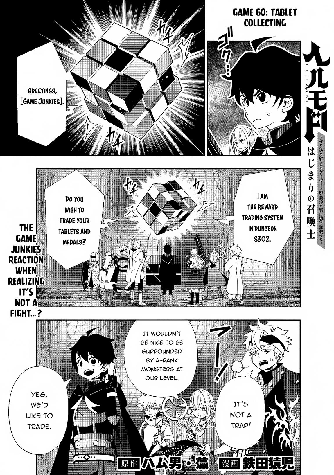 Hell Mode: Yarikomi Suki no Gamer wa Hai-settei no Isekai de Musou suru - Hajimari no Shoukanshi Chap 60 - Next Chap 61