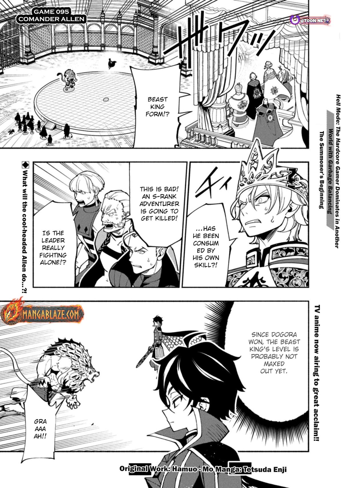 Hell Mode: Yarikomi Suki no Gamer wa Hai-settei no Isekai de Musou suru - Hajimari no Shoukanshi Chap 95.1 - Next Chap 96.1