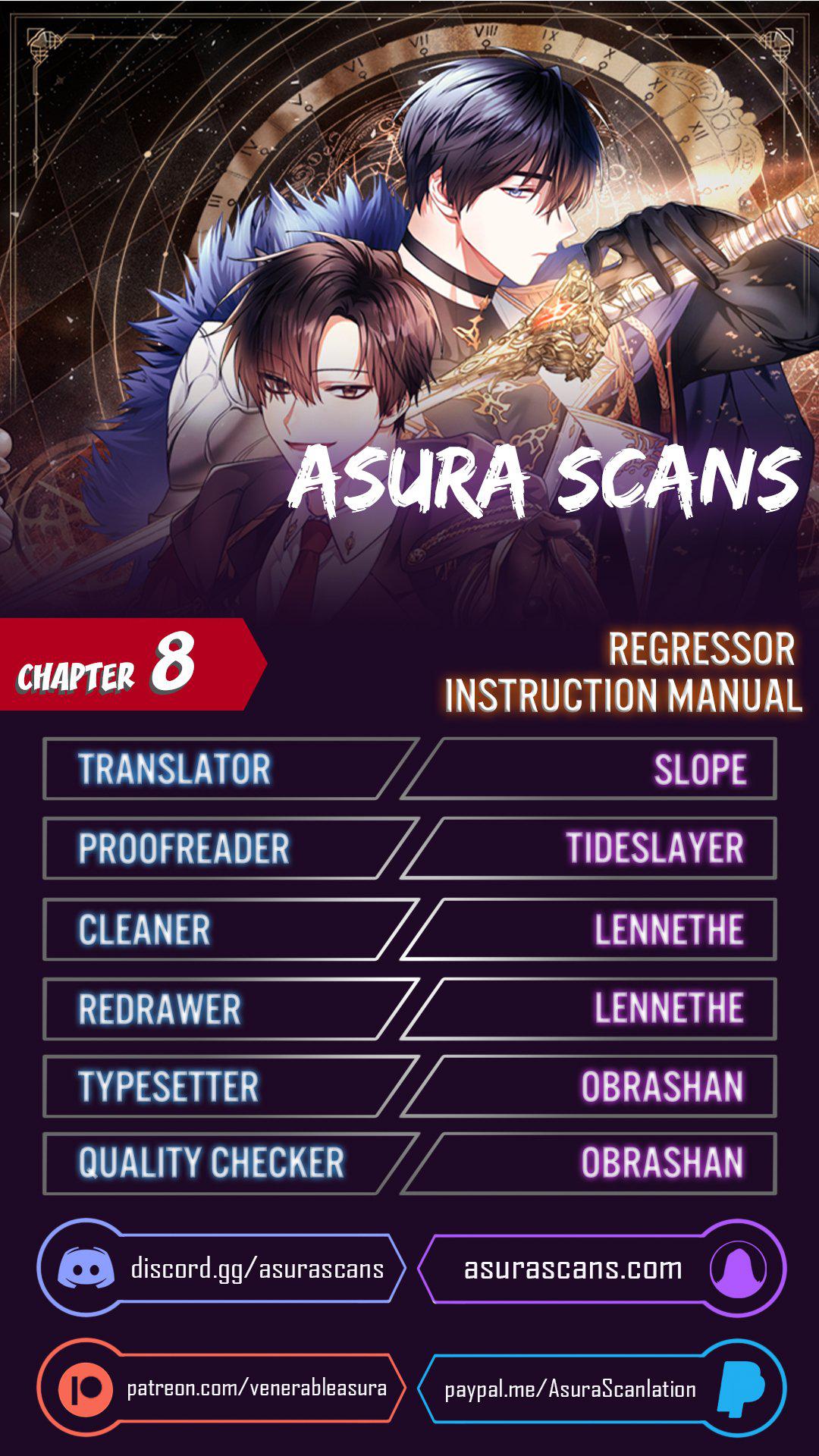 Regressor Instruction Manual Chap 8 - Next Chap 9