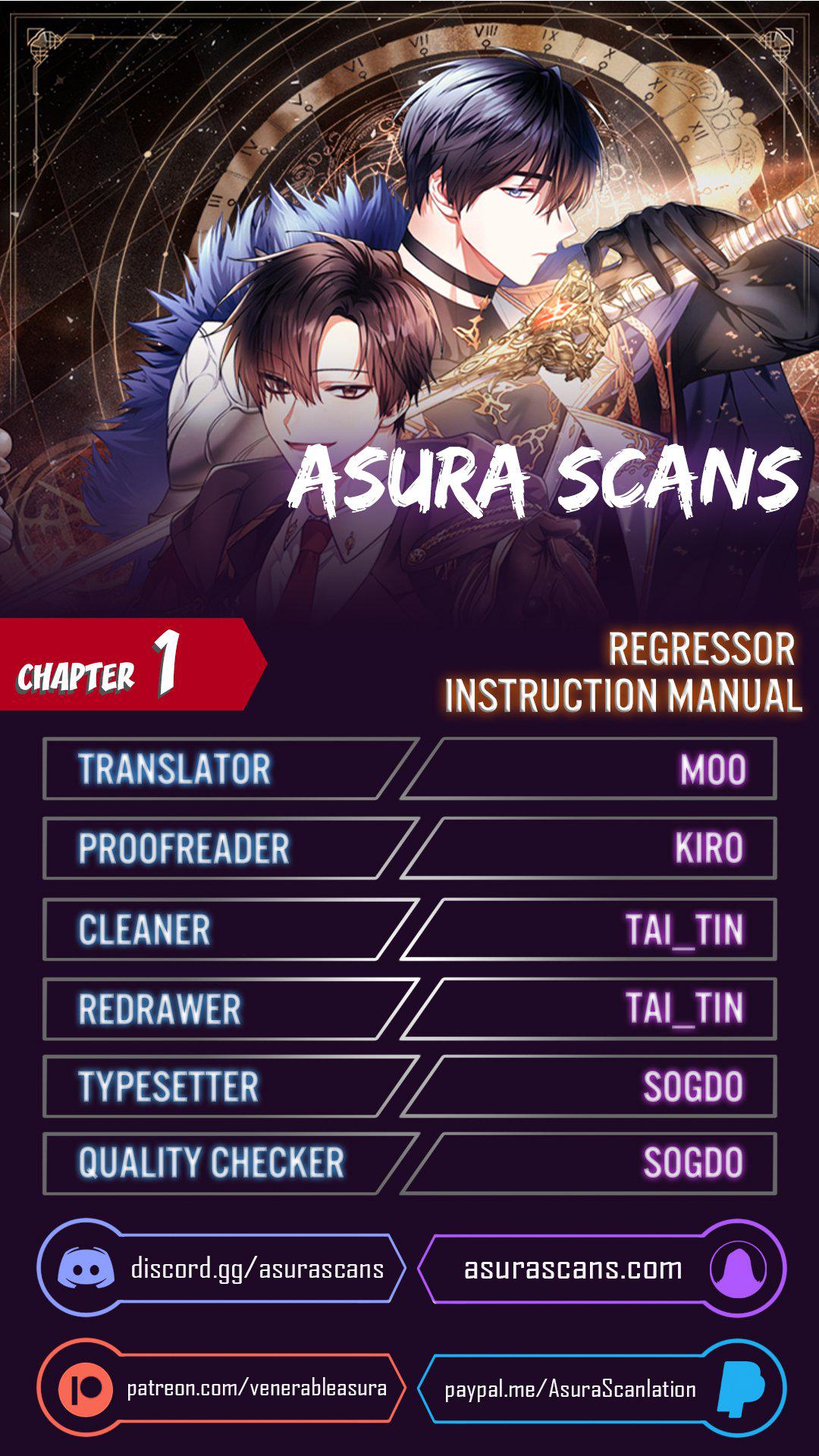Regressor Instruction Manual Chap 1 - Next Chap 2