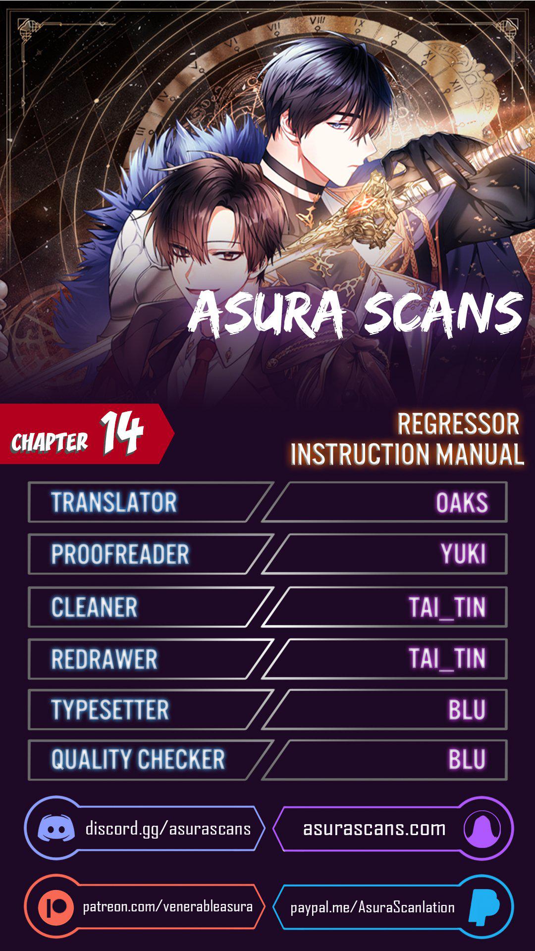 Regressor Instruction Manual Chap 14 - Next Chap 15