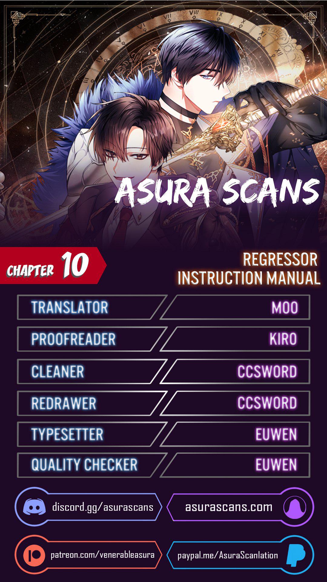 Regressor Instruction Manual Chap 10 - Next Chap 11