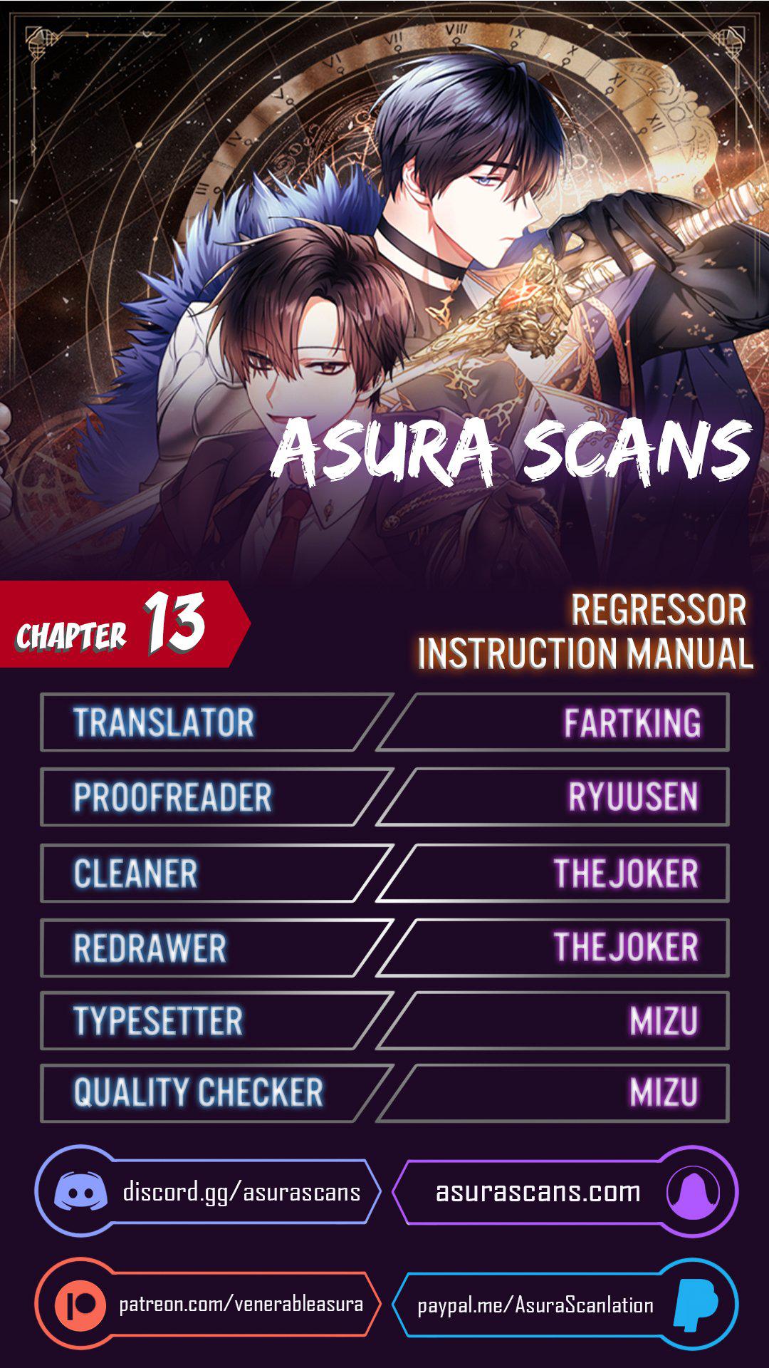 Regressor Instruction Manual Chap 13 - Next Chap 14