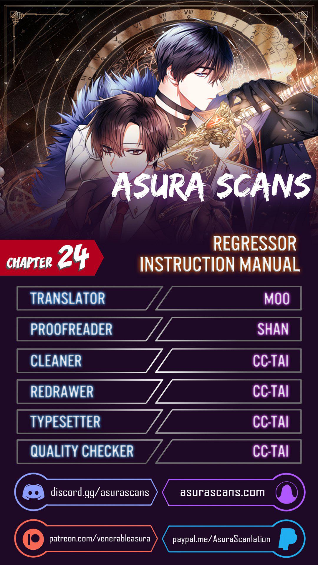 Regressor Instruction Manual Chap 24 - Next Chap 25