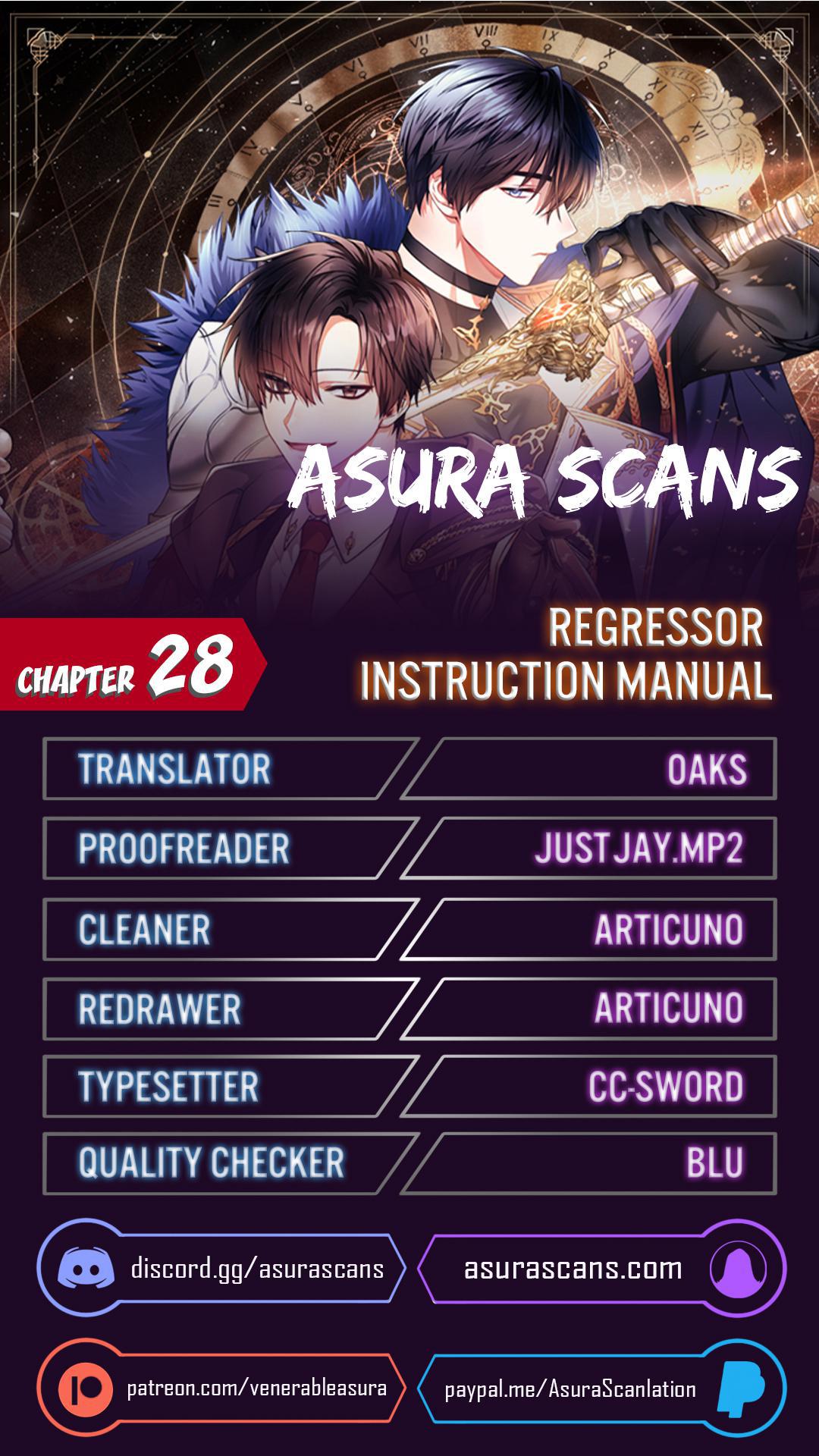 Regressor Instruction Manual Chap 28 - Next Chap 29