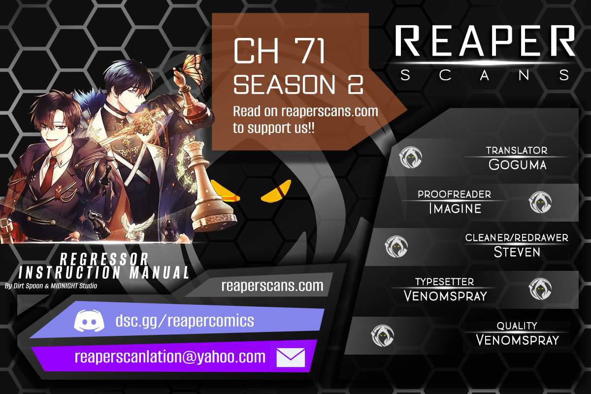 Regressor Instruction Manual Chap 71 - Next Chap 72