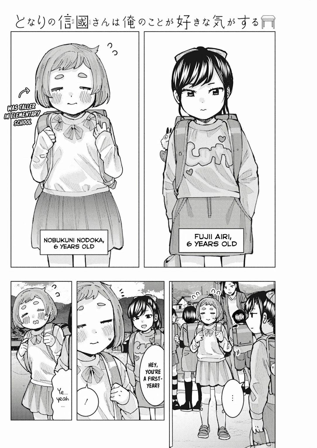 Tonari no Nobukuni-san wa Ore no Koto ga Suki na Ki ga Suru Chap 9 - Next Chap 10