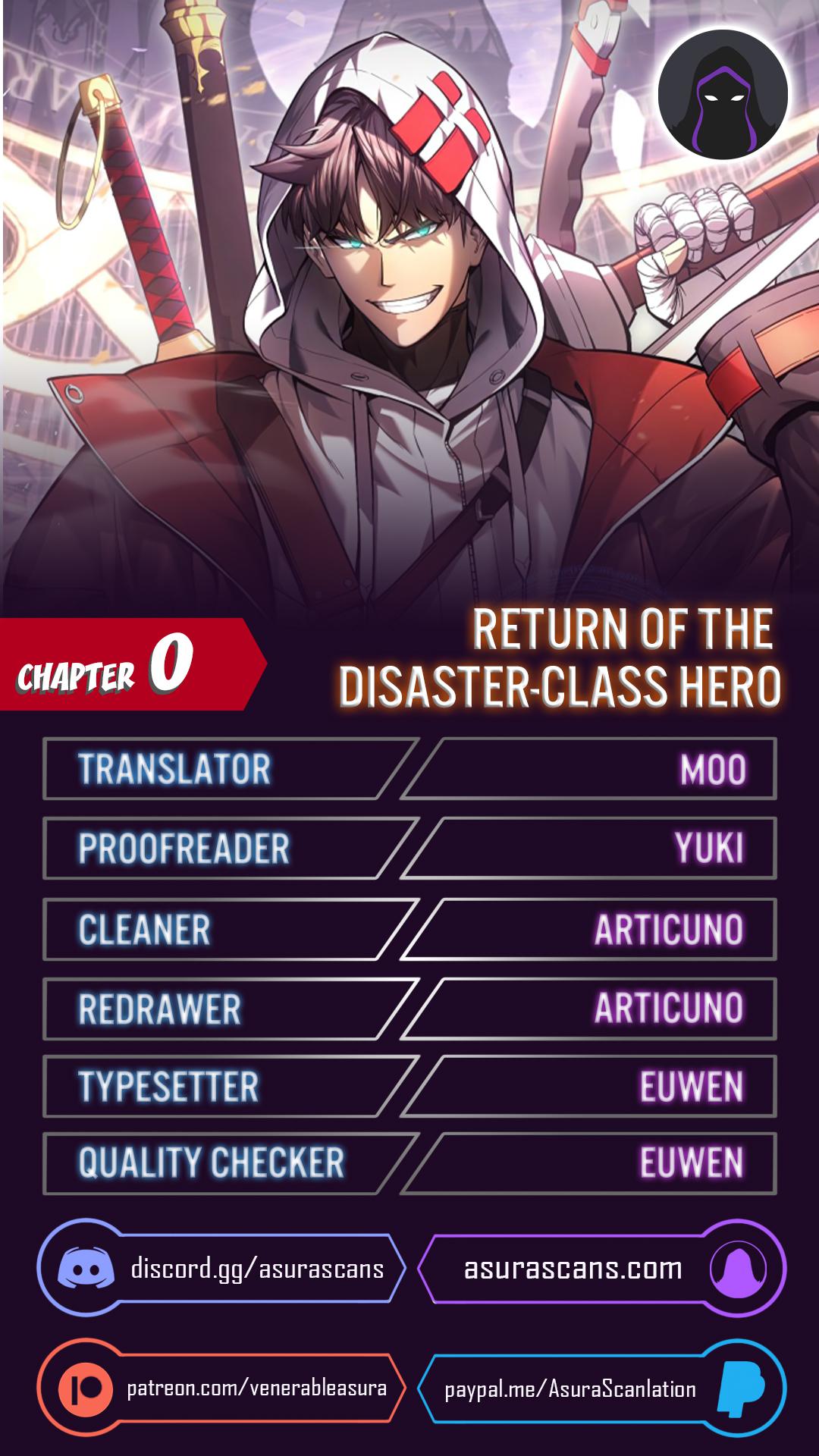 Return of the Disaster-Class Hero Chap 0 - Next Chap 1