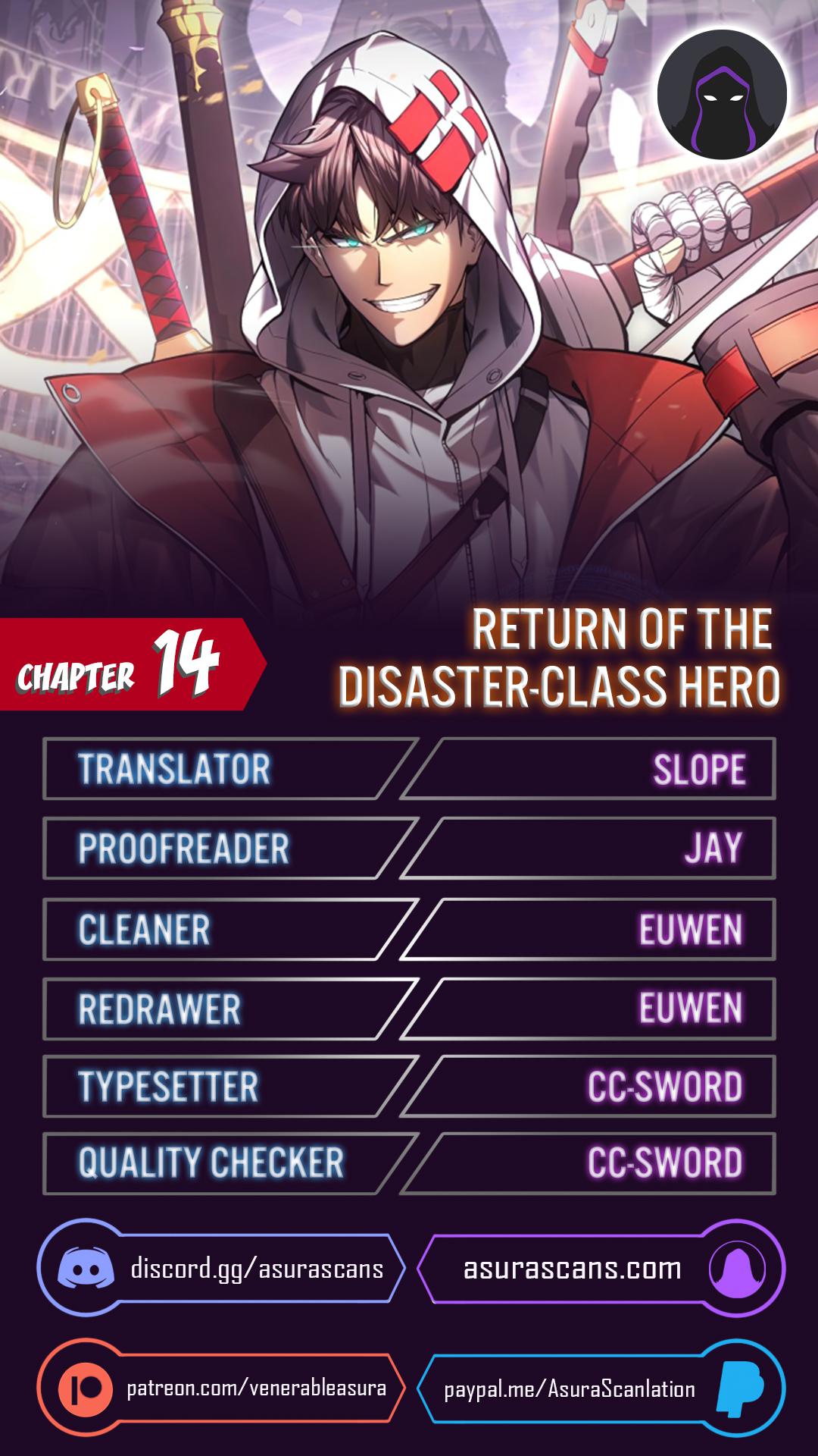 Return of the Disaster-Class Hero Chap 14 - Next Chap 15