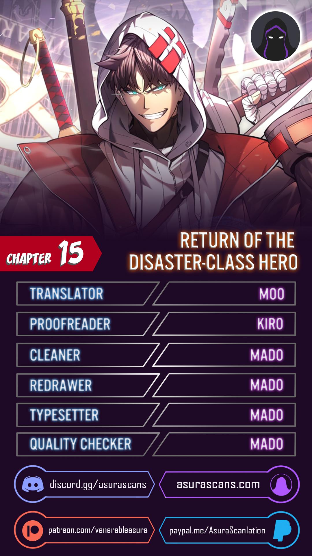 Return of the Disaster-Class Hero Chap 15 - Next Chap 16