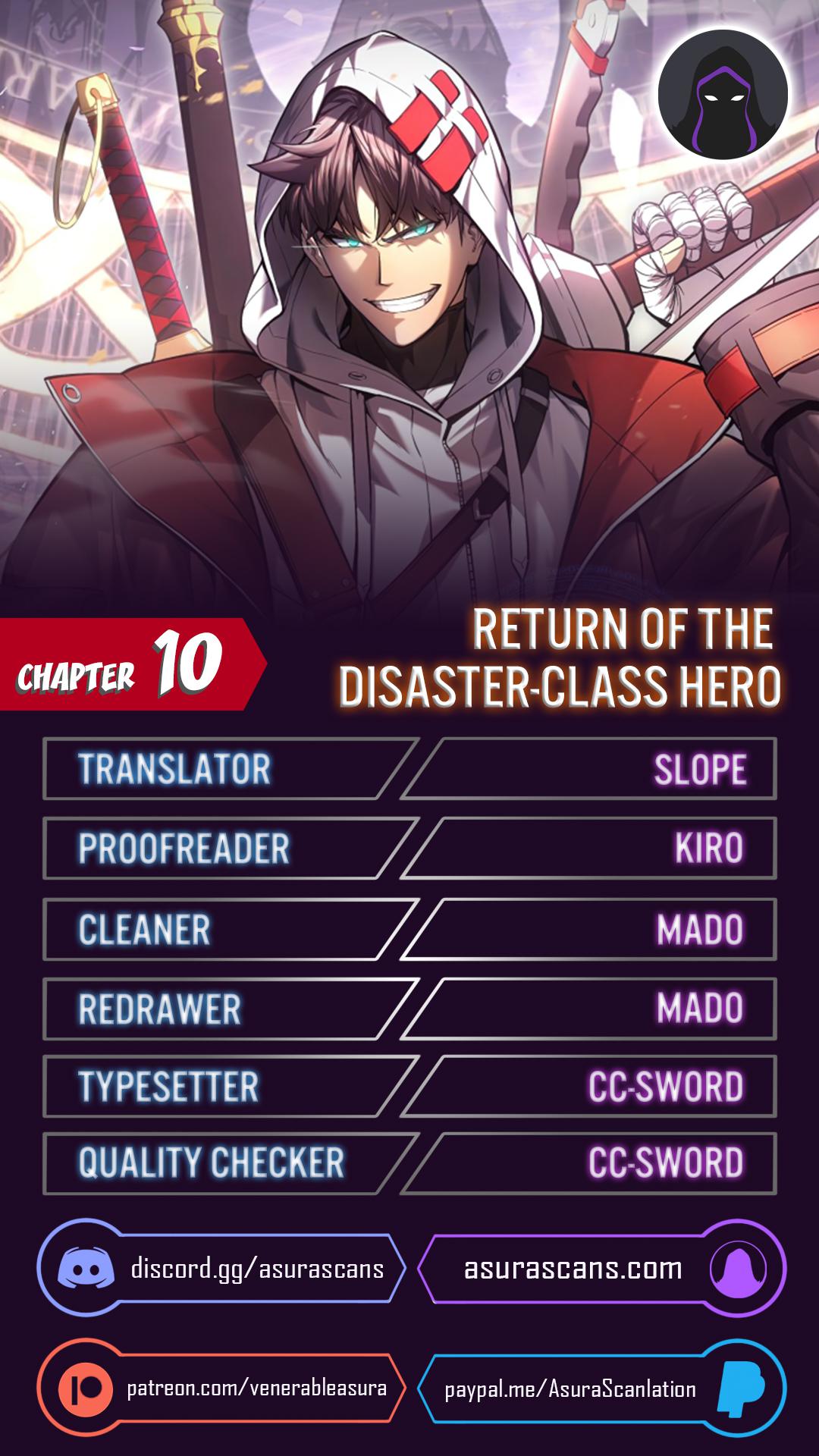 Return of the Disaster-Class Hero Chap 10 - Next Chap 11
