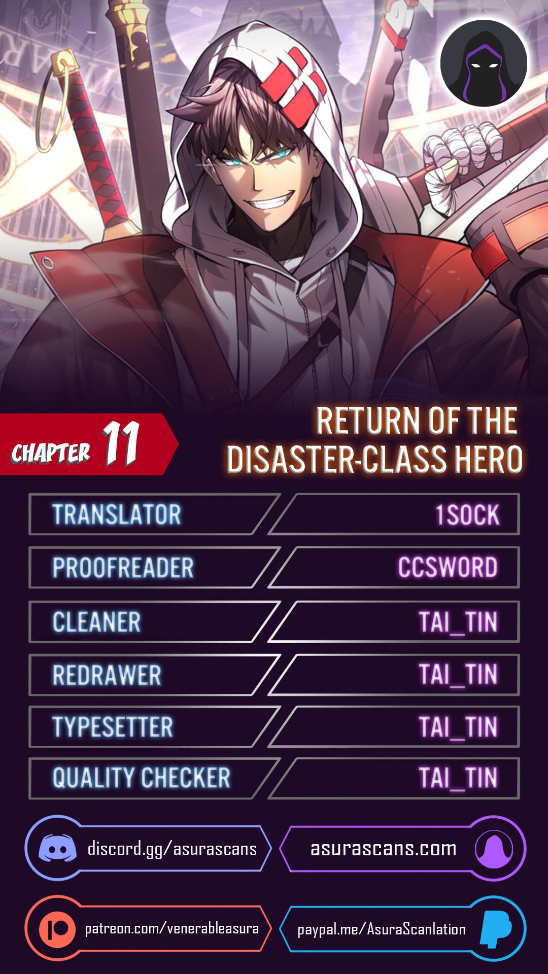 Return of the Disaster-Class Hero Chap 11 - Next Chap 12