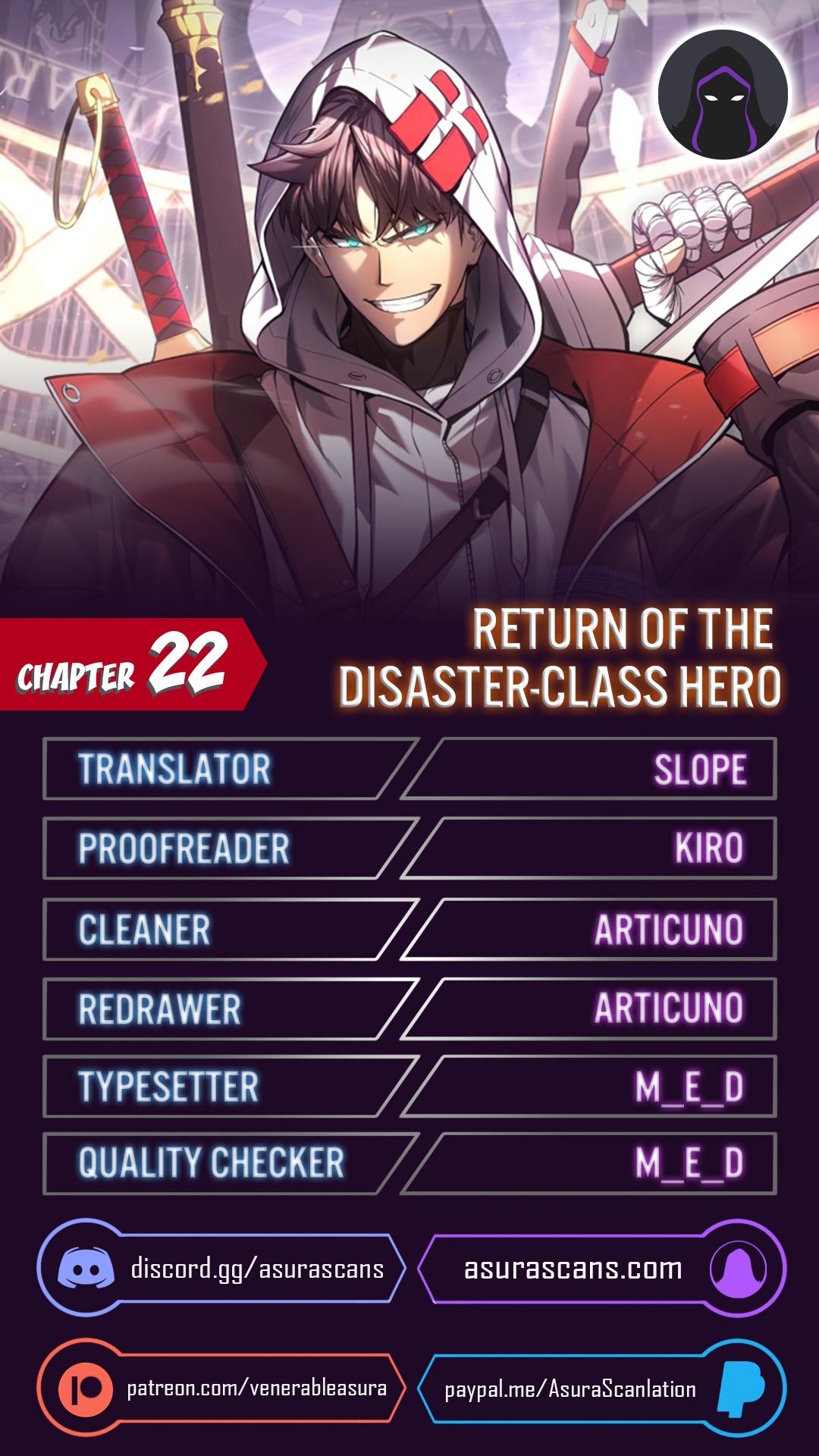 Return of the Disaster-Class Hero Chap 22 - Next Chap 23