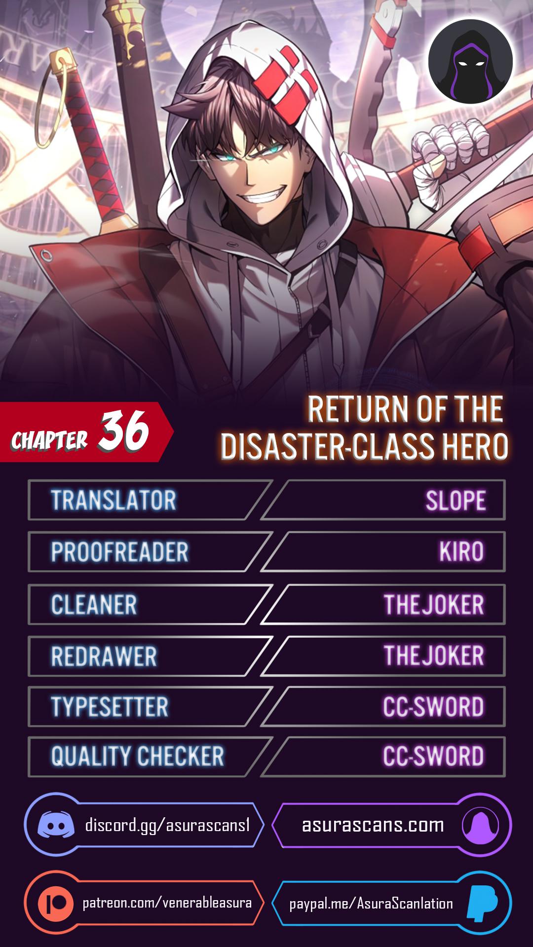 Return of the Disaster-Class Hero Chap 36 - Next Chap 37