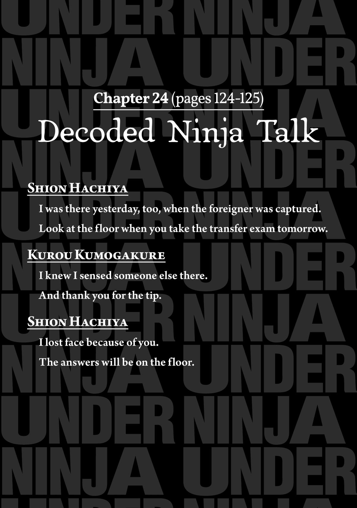 Under Ninja Chap 24 - Next Chap 25
