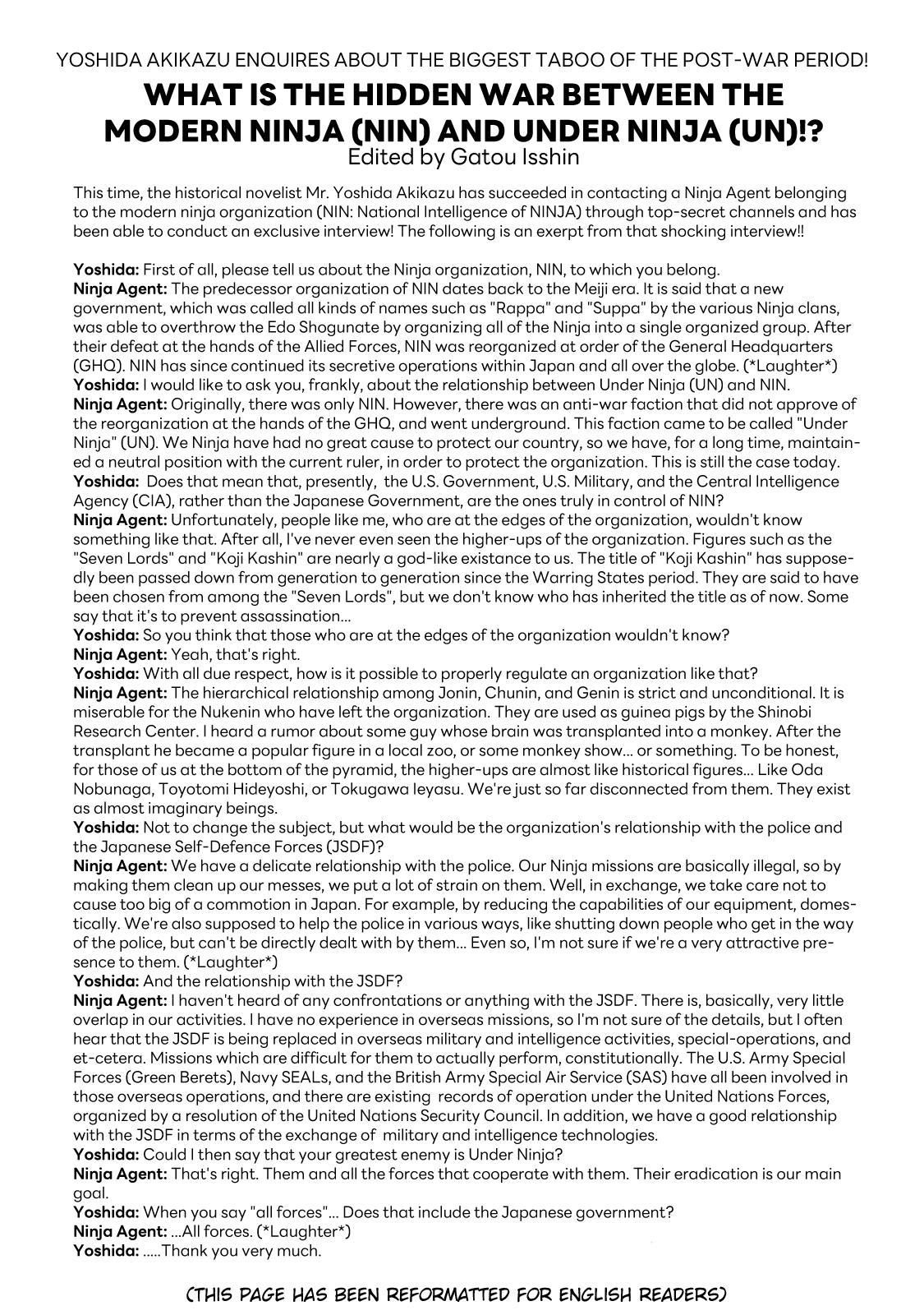 Under Ninja Chap 36.5 - Next Chap 37.5