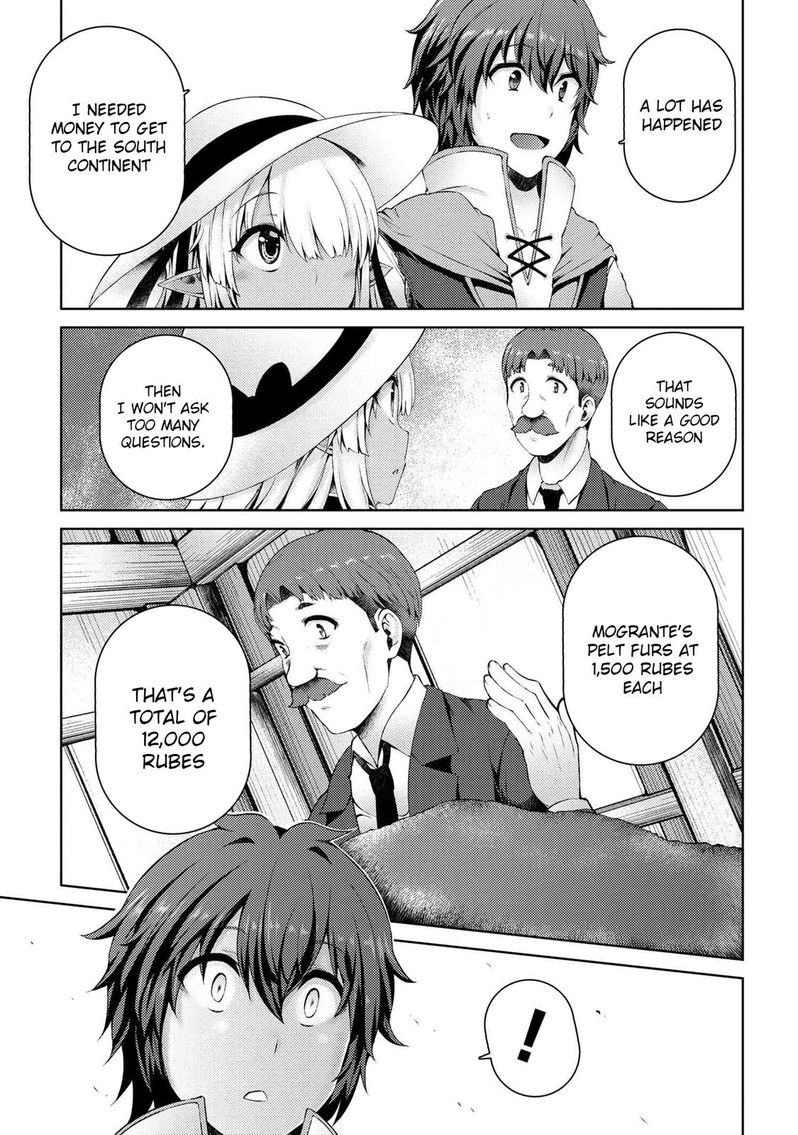 Ie ga Moete Jinsei Doudemo Yoku Natta kara Nokotta Nakenashi no Kane de Dark Elf no Dorei wo Katta. Chap 4.2 - Next Chap 5.2