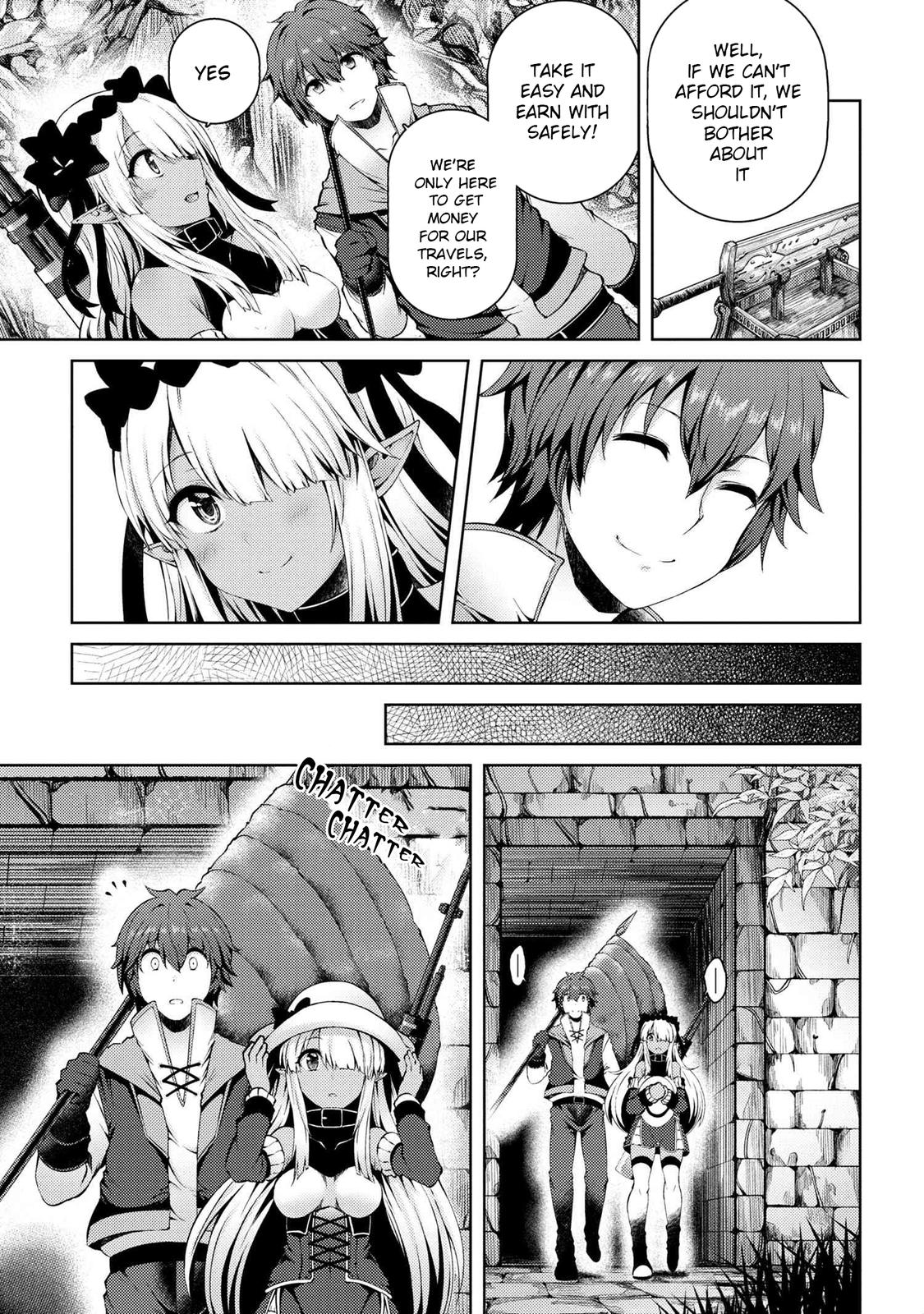 Ie ga Moete Jinsei Doudemo Yoku Natta kara Nokotta Nakenashi no Kane de Dark Elf no Dorei wo Katta. Chap 4.2 - Next Chap 5.2