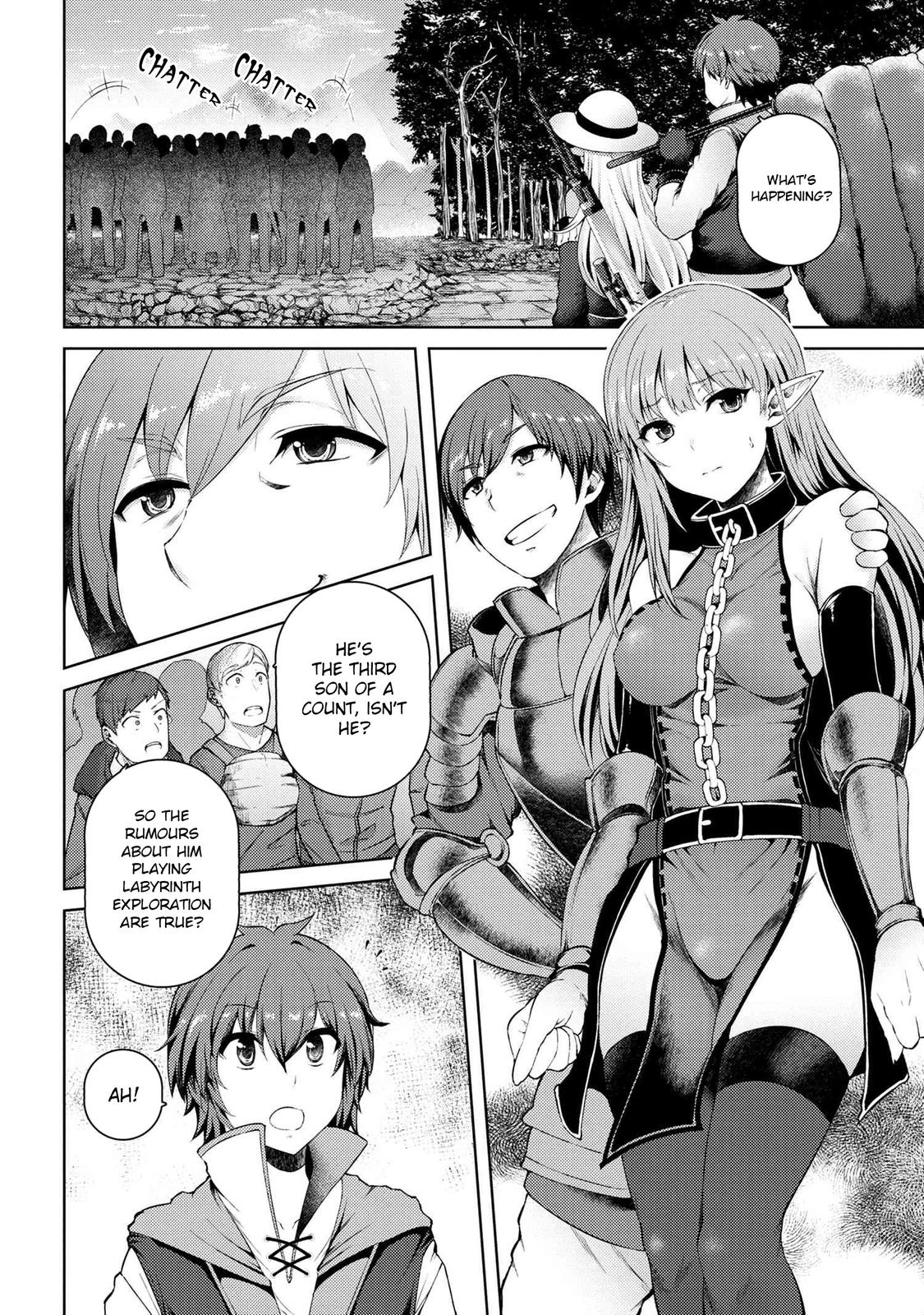 Ie ga Moete Jinsei Doudemo Yoku Natta kara Nokotta Nakenashi no Kane de Dark Elf no Dorei wo Katta. Chap 4.2 - Next Chap 5.2