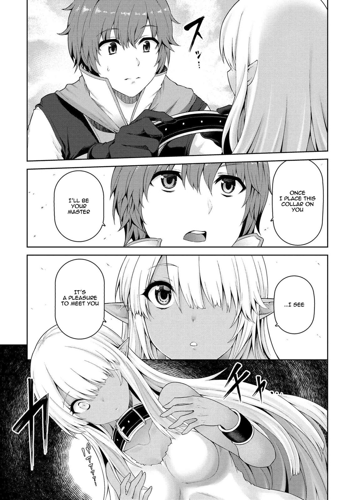Ie ga Moete Jinsei Doudemo Yoku Natta kara Nokotta Nakenashi no Kane de Dark Elf no Dorei wo Katta. Chap 1 - Next Chap 2