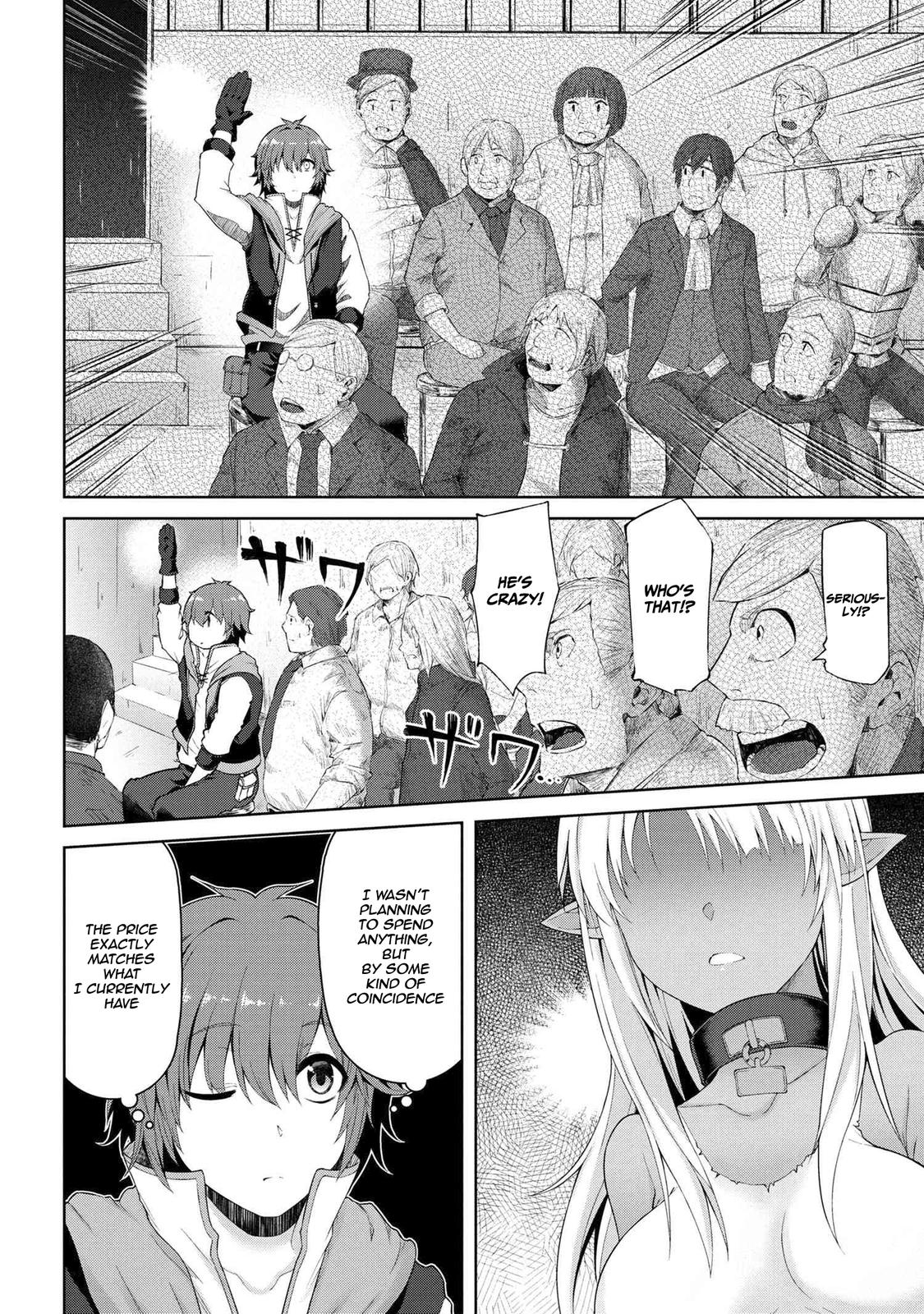 Ie ga Moete Jinsei Doudemo Yoku Natta kara Nokotta Nakenashi no Kane de Dark Elf no Dorei wo Katta. Chap 1 - Next Chap 2