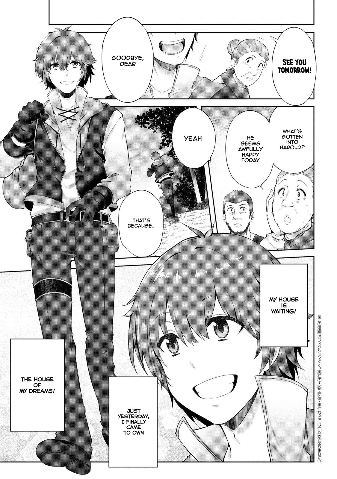 Ie ga Moete Jinsei Doudemo Yoku Natta kara Nokotta Nakenashi no Kane de Dark Elf no Dorei wo Katta. Chap 1 - Next Chap 2