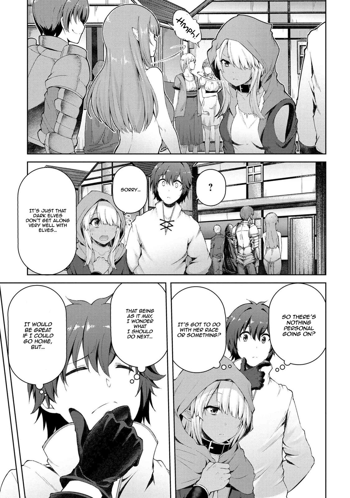 Ie ga Moete Jinsei Doudemo Yoku Natta kara Nokotta Nakenashi no Kane de Dark Elf no Dorei wo Katta. Chap 2.1 - Next Chap 3.1