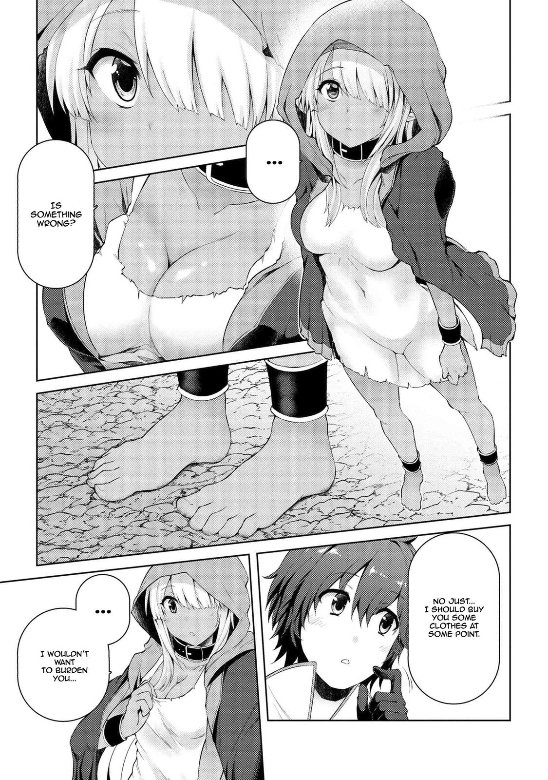 Ie ga Moete Jinsei Doudemo Yoku Natta kara Nokotta Nakenashi no Kane de Dark Elf no Dorei wo Katta. Chap 2.1 - Next Chap 3.1