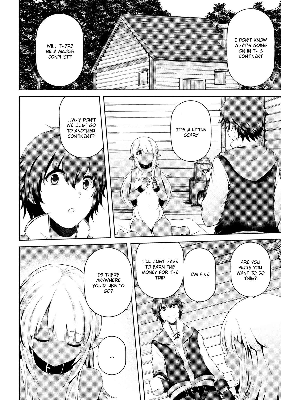 Ie ga Moete Jinsei Doudemo Yoku Natta kara Nokotta Nakenashi no Kane de Dark Elf no Dorei wo Katta. Chap 2.2 - Next Chap 3.2