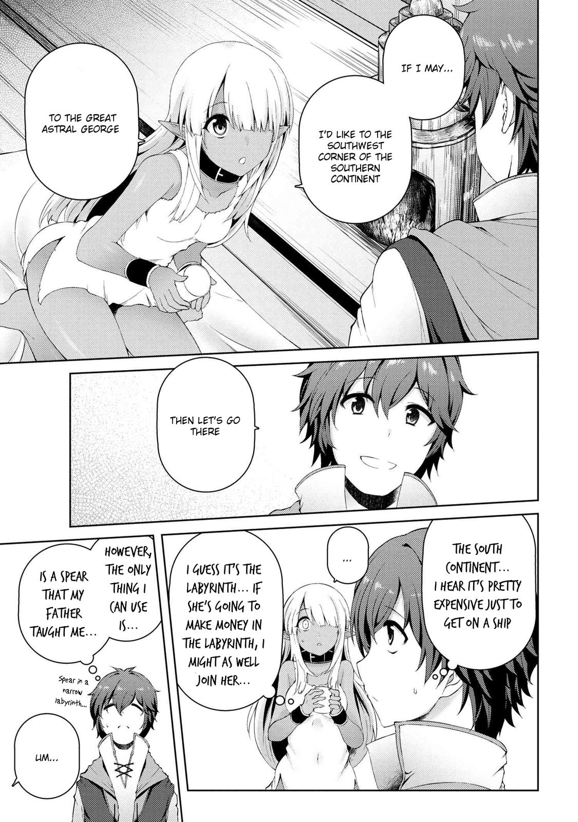 Ie ga Moete Jinsei Doudemo Yoku Natta kara Nokotta Nakenashi no Kane de Dark Elf no Dorei wo Katta. Chap 2.2 - Next Chap 3.2