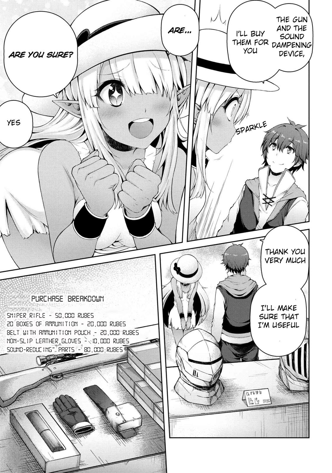 Ie ga Moete Jinsei Doudemo Yoku Natta kara Nokotta Nakenashi no Kane de Dark Elf no Dorei wo Katta. Chap 3.1 - Next Chap 4.1
