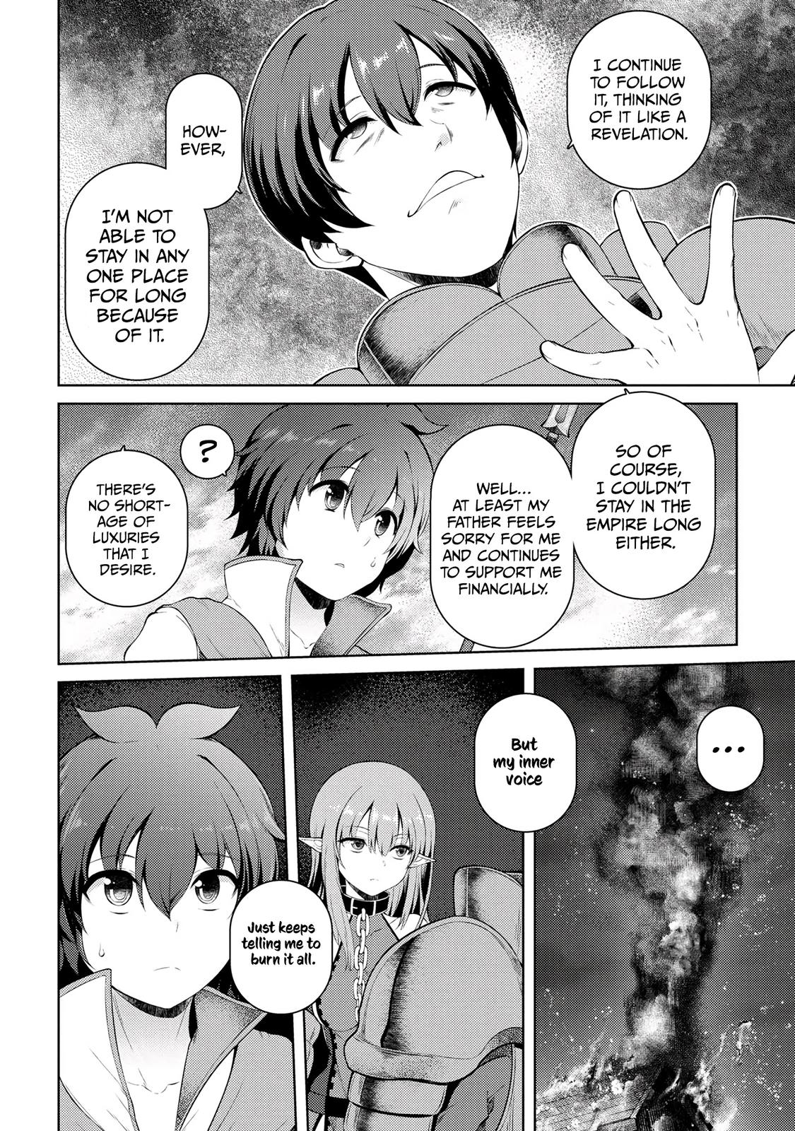 Ie ga Moete Jinsei Doudemo Yoku Natta kara Nokotta Nakenashi no Kane de Dark Elf no Dorei wo Katta. Chap 14.1 - Next Chap 15.1