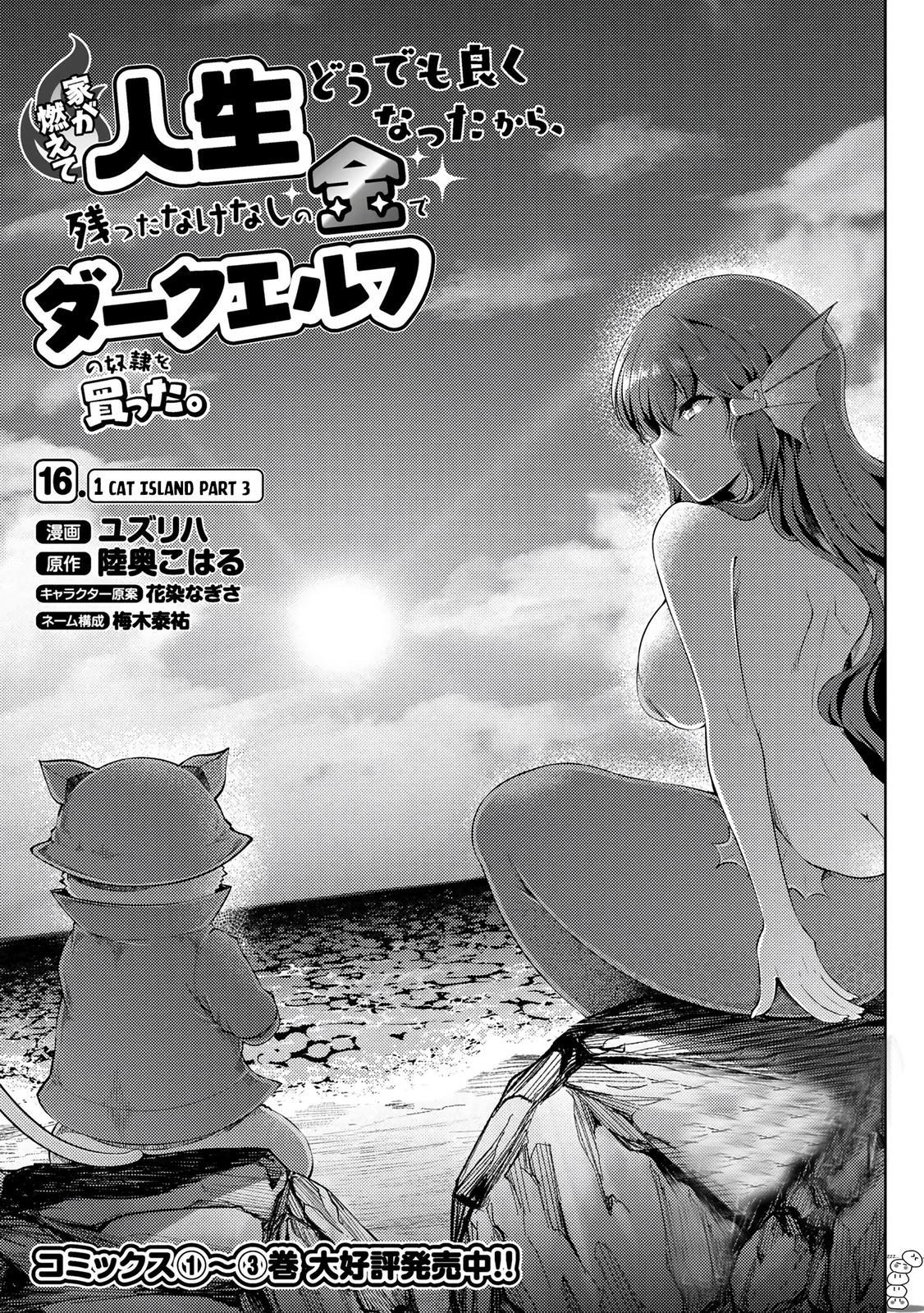 Ie ga Moete Jinsei Doudemo Yoku Natta kara Nokotta Nakenashi no Kane de Dark Elf no Dorei wo Katta. Chap 16.1 - Next Chap 17.1